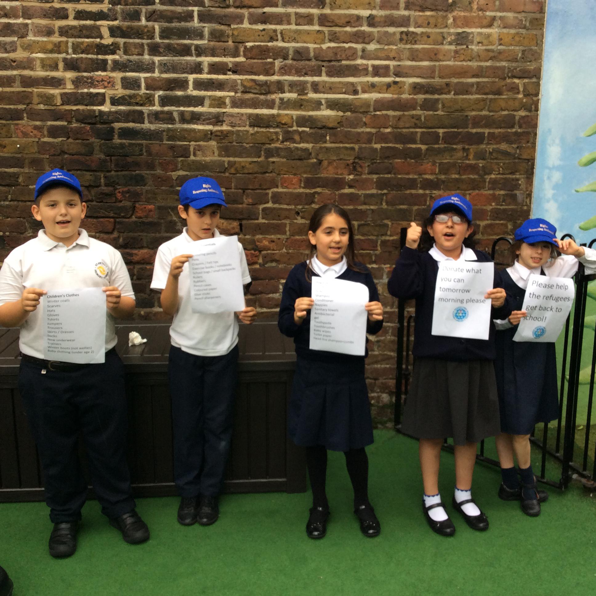 Our ambassadors encouraging donations